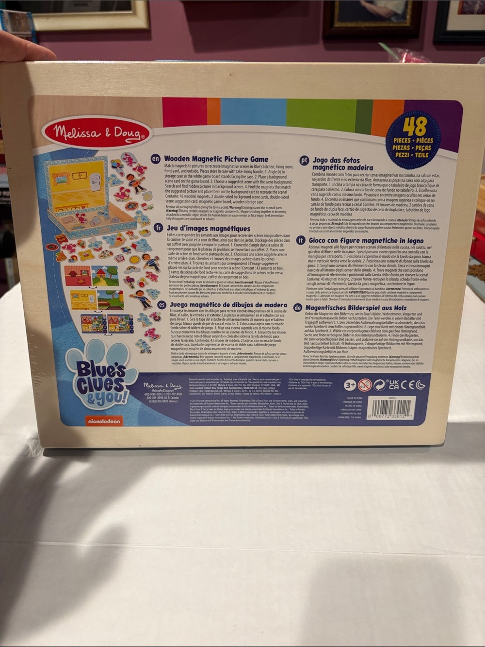 Melissa & Doug Blue's Clues & You Magnetic Picture Game - Blue - Picture 2 of 4